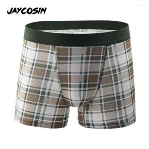 Underpants Jaycosin 3pc Boxershorts Männer europäische Plus -Größe Boxer Herren Unterwäsche Baumwollboxer Shorts Trunks