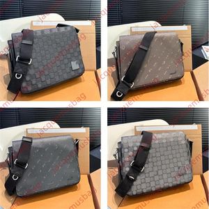 Erkekler bölge messenger kurye çantası n42710 m46255 tasarımcı omuz crossbody çantaları yüksek kaliteli harf ızgara kontrol çanta mans el çantaları sırt çantası bölgeleri tote