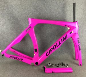 cipollini rb1kワンピンクカーボンロードフレームセットロード自転車フレームフルカーボンファイバーロードバイクフレーム2915533