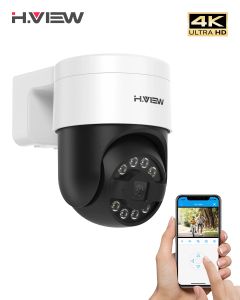 System H.View CCTV Security Poe IP Camera PTZ 5MP 8MP 4K DOME Outdoor Audio Video Surveillance dla systemu NVR Xmeye