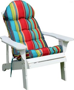 Pillow Resistant Adirondack Chair S High Back Indoor Outdoor Tufted Lounge Seat Pads (Striped Color) Car C