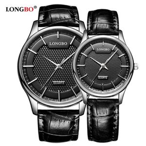 Longbo Reloj Mujer Hombre Fashion Coupleth Watch Luxury Leather Men Men Watches Casual Waterfroof Lovers Quartz Wristwatch 803018454318