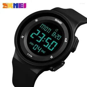 Wristwatches SKMEI 1445 Men's Simple Digital Men Women Watch For 2 Time Waterproof Mens Ladies Sports Watches Reloj Hombre