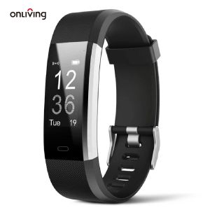 Zegarki OnLiving Smart Watch Fitness Tracker Opaska tętna ciśnienie krwi Smart Bande Bransoletka Monitorowanie Zdrowie dla iOS i Androida