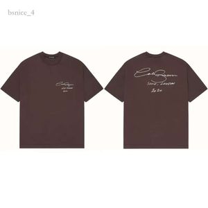 2023 Summer SS Tide Brand CB Designer Cole Buxton Men's Tシャツシグネチャーレター印刷されたカジュアル半袖女性100％コットンルーズ快適なTシャツサイズS-2XL 616