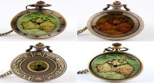 Womens Mens Quartz Pocket Watch 1PCS Vine Watch Colar Gift RETRO Austrália Map Pingente Relógio On Chain DropShipping14915261