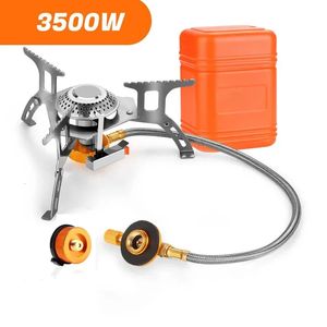 X-Camping Gas Suthortiple Portable Portable Outdoor Backpacking Stove Equipment for Cooking Hiking Picnic 3500W 240327