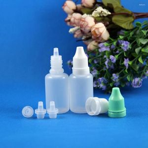 Depolama Şişeleri 20ml Plastik Plastik Sıkılabilir Broşür Kelin Kanıtı Hırsız Kanıt Mühür Kapağı Çıkarılabilir İpuçları LDPE Yumuşak Lot 100 Set