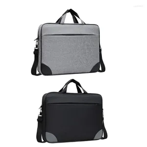 Briefzüge bequem 15.6 in Laptop -Taschen Notizbücher Hülle Hülle Crossbody Schulterhandtasche für Pendler und Arbeitsreisen