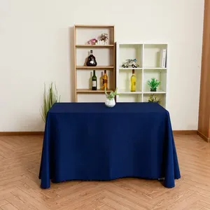 Table Cloth El Tablecloth Solid Color Tabby Juwen Advertising IBM Rectangular Banquet Skirt Black