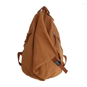 Zaino femminile tela borse borse book book con zaini studenteschi di strada casual viaggio travel di stoffa morbida elegante grande capacità di zaino quotidiano bolsa