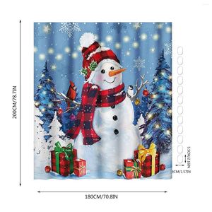 Shower Curtains Christmas Decoration Curtain Funny Fun Clear For Bathroom