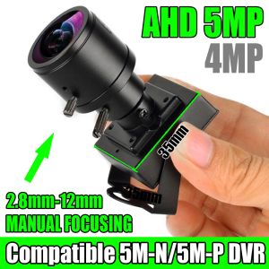 カメラ4IN1 5MPフォーカス2.8mm12mmマニュアルフォーカスメタルセキュリティCCTVミニカメラAHD 4MP 2Kマイクロ同軸デジタルオールフルHDホーム用