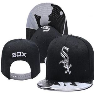 En Kalite Ucuz Snapback Caps Klasik Mektup C Kemik Beyzbol Kapağı İşlemeli Takım Düz Kötü Şapkalar Erkekler İçin Lady White Sox Hat Base6581637