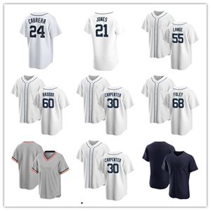 Meninas de camisas de beisebol personalizadas Mulheres jovens crianças 55 Alex Lange 18 Kenta Maeda 7 Shelby Miller 12 Casey Mize 45 Jack Flaherty 19 vai vestir 43 Joey Wentz