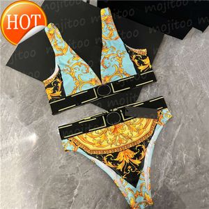 2024 New Fashion Designer Wholesale Womens Swimwear Sexy Classic Woman Biknis Sets Print Summer Beach Bathing Suits Women Swimsuit Brand Wear