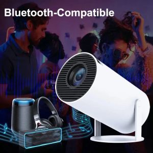 System Portable Beam Projetor HY300 Mini Projector 4K Android 11 WIFI6 BT5.0 1080P 1280*720P Home Theater TV Screen Projecteur Outdoor