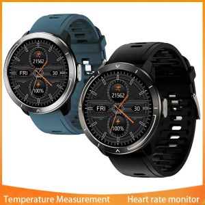 Watches Xiaomi Mijia Smart Watch Body Temperatur Smartwatch Blodtryck Syre Hjärtfrekvensmonitor Armband Väderprognosklocka