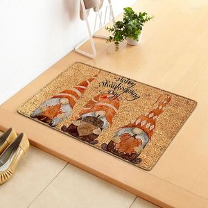 Carpets Thanksgiving Rug Household Carpet Car Pumpkin Letter Print Indoor Floor Mat Rectangle Footcloth For Bedroom Sitting Room Home