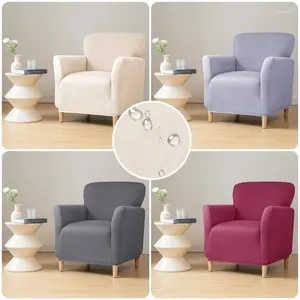 Chair Covers Water Repellent Club Slipcover Stretch Tub Spandex Armchair Sofa Cover Removable Couch Furniture Protector