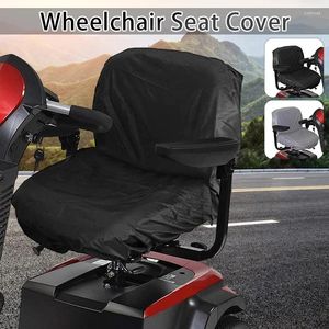 Stol täcker 210D Waterproof Mobile Anti-Scid Seat Case Protector Electric Wheelchair Cover Elastic Mobility Scooter