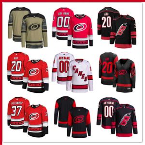 Jerseys de hóquei personalizada 82 Jesperi Kotkaniemi Martinook Martin Necas Max Pacioretty Brett Pesce Jesse Puljujarvi Antti Raanta Brady Skjei Andersen Gardiner Jarvis