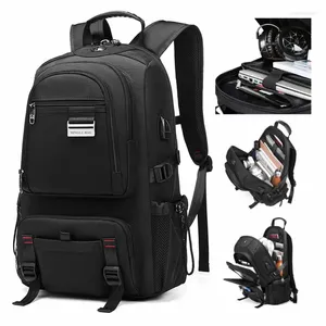 Backpack Suutoop maschile da 15,6 pollici di laptop USB ricarica taccuino impermeabile sacca per lo zaino per donne per donne