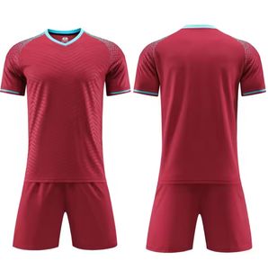 printing Custom Quick Dry Yellow Color Jersey shirts Set Football Sport Wears Football Jersey Soccer Uniforms red
