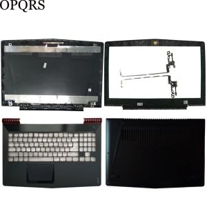 Kort Laptop LCD Back Cover/Front Bezel/Palmrest Upper/Bottom Case/gångjärn för Lenovo Y520 R720 Y52015 R72015 Y52015IKB R72015IKB