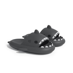 Shark Sandals Slides for Women Slippers Men Cute Novelty Cartoon Anti-Slip Open Toe Slides Summer Lightweight Shark Sandales blue