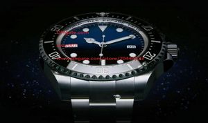 Fornitore di fabbrica ceramica cornice in acciaio inossidabile dblue seadweller 116660 da 44 mm da uomo meccanico automatico Men039 orologio da orologio2508659