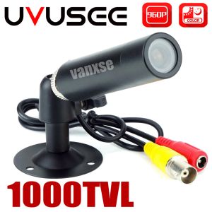 System uvusee CCTV 1/3 Sony CCD 1000TVL 3.6mm HDミニ弾丸セキュリティカメラのブラケット付き監視