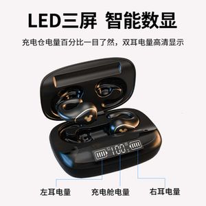 T20 TRUE Wireless Bluetooth Aurnici per sport, corsa, display digitale a LED a LED a orecchio, riduzione del rumore intelligente