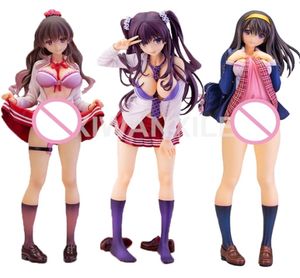 18 cm SkyTube Comic Aun Sara Hatanokanna Yuzuki Anime Figur T2 Art Girls Kikyou Hanazono Action Figur Vuxen Samlingsbara dockor Y17270619