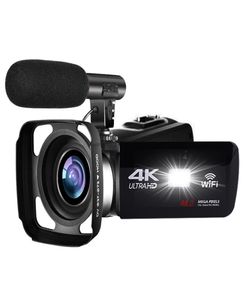 Komery 4K Video Camcorder 48 MP Handycam 30インチLCDタッチスクリーン18xデジタルズームCam wifiナイトビジョンビデオデジタルカメラ1777667