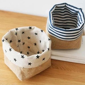 Storage Bags Home Bag Desktop Basket Hanging Pocket Organizer Toy Flower Pot Small Sack Decor Cosmetic