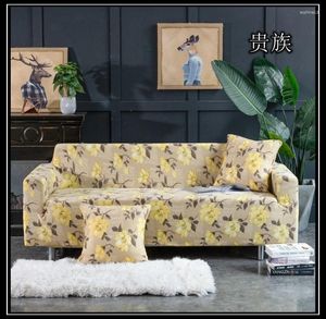 Chair Covers European Style Retro Floral Sofa Protector Living Room Elastic Stretch Cover Corner 1/2/3/4 Seater
