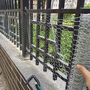 Cat Carriers 1PC Home Garden Yard Multifunctional Fence Hexagonal Wire Mesh Galvanized Durable Animal