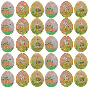Figurine decorative 30 pezzi decorazioni pasquali ornamenti per uova appesi per decori adorabili