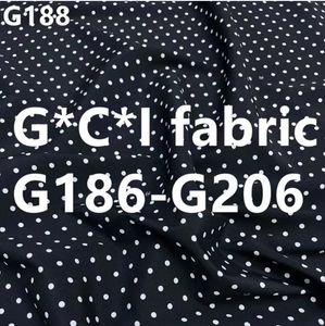 Tecido de camisa de vestido jacquard com letras inglesas impressão européia de designer g186-206