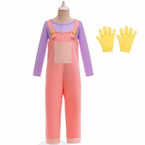 Çocuk Tasarımcı Giyim Setleri Pembe Mor Erkekler Bebek Toddler Cosplay Yaz Kıyafetleri Yürümeler Giyim Çocuk Yaz P52A#