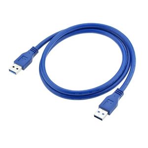 2024 USB 3.0 Standard A Type Male to Male Cable Extedning Adapter Cord Connector 1m