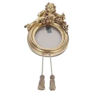 Frames Po Frame Tiny Picture Vintage Resin Decoration Ornaments Embossed Angel Wall Hanging Small