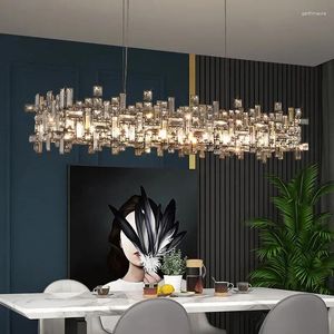 Candeliers Italian Villa Luxury Teto Chandelier para sala de jantar iluminação de lâmpada de cristal de cristal de ouro