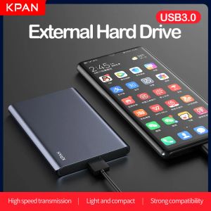 Drives KPAN HDD 2.5 Metal extern hårddiskar USB3.0 Disco Duro Externo 1TB hårddisk för Xbox One, Xbox 360, PS4 ,, Desktop, Laptop