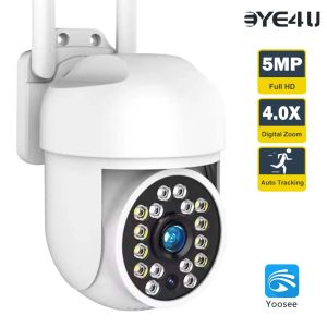 Telecamere 5mp wifi ip telecamere all'aperto 1080p sorveglianza ptz camma protezione sicurezza cctv monitoraggio automatico della visione notturna a due vie