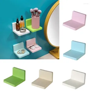 Kök lagring förtjockad plast sovsal kosmetik rack multifunktion väggmonterad svamp tvål arrangör badrum hyllor droppfartyg