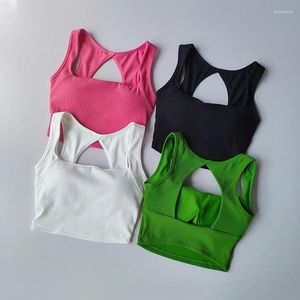 Yoga outfit Women Sports Bh Top Push Up Fitness Underwear Sport Tops For Breattable Running Vest Gym Wear Tube Femal