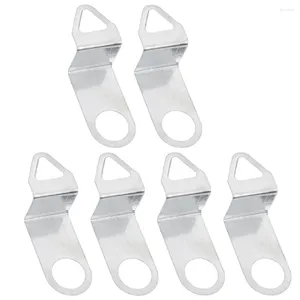 Clocks Accessories 6 Pcs Clock Movement Replacement Kit DIY Thicken Repair Alloy Wall Hanging Hooks Parts Insert