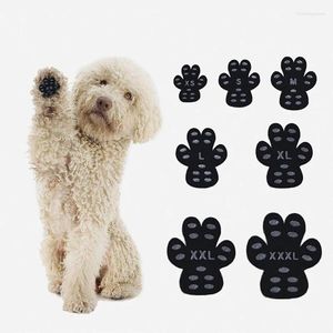 Abbigliamento per cani cuscinetti anticrubri silumicon-silicone Protectora le scarpe auto adesive calzini calzini per prevenire i tagli agli animali domestici